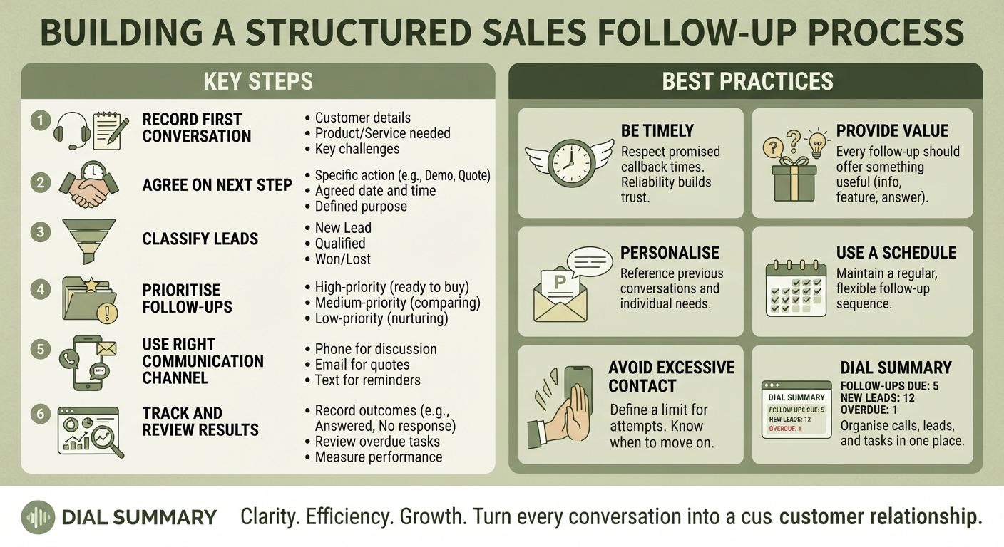 How to Build an Effective Sales Follow-Up Process That Converts More Leads | DialSummary Blog